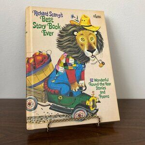 60s Vintage Richard Scarry's Best Story Book Ever Hardcover Picture Book, Kids